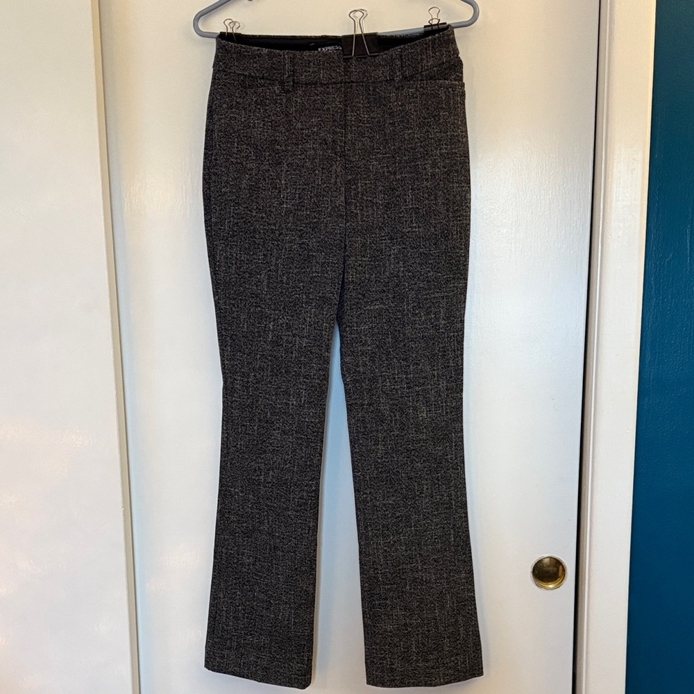 Express Black and Gray Boot Cut Pants